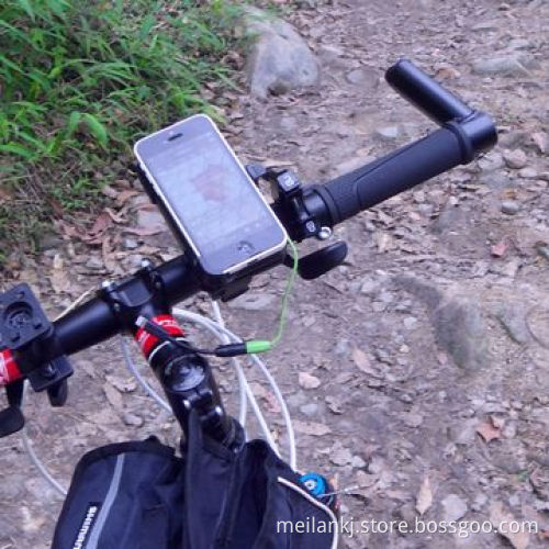 Waterproof bicycle power bank with LED light and SOS function